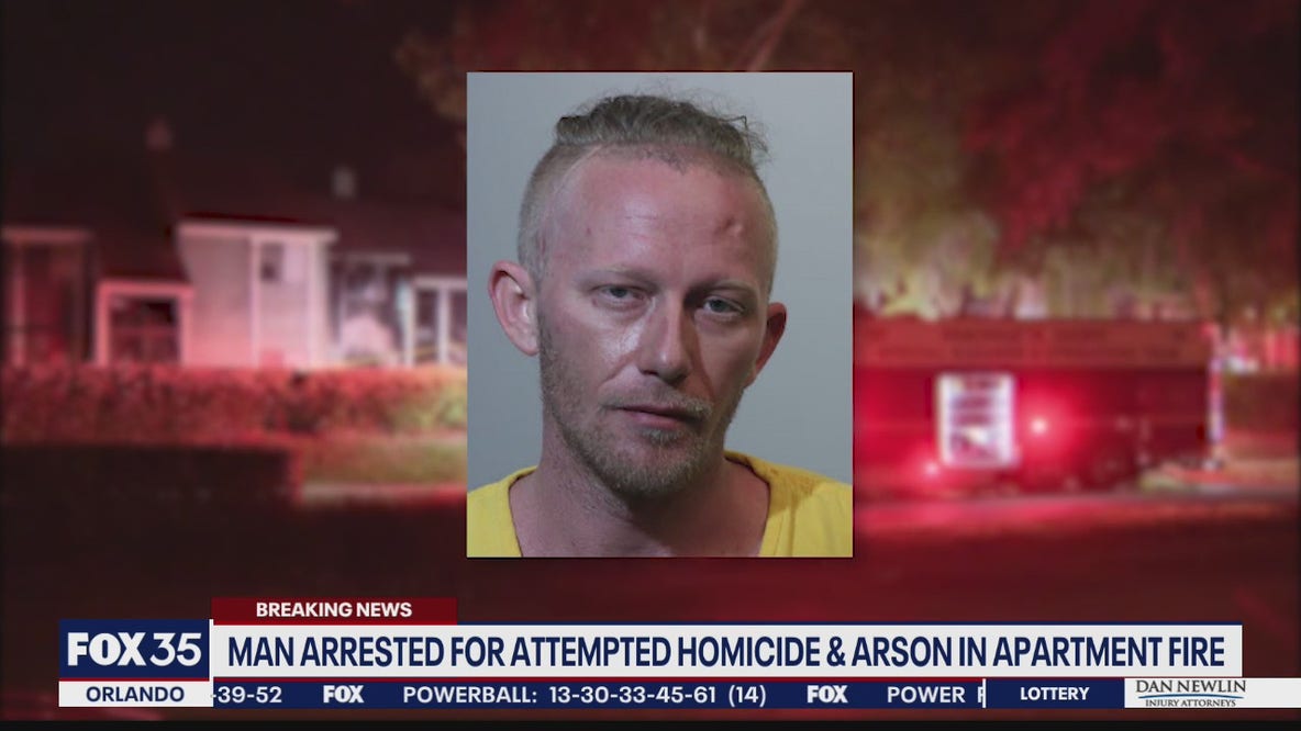 Police: Man arrested for arson, attempted homicide at Winter Springs apartment complex